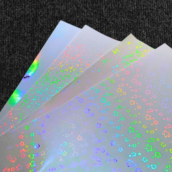 ฟิล์มเคลือบลายโฮโลแกรมร้อน